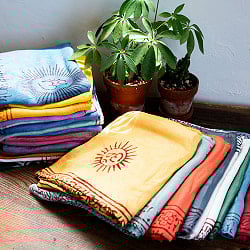 (60cm×130cm)インド ヒンドゥー教の薄ラムナミスカーフ - サブ2