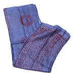 (約125cm×50cm)インド薄ラムナミ【小】 - 青の商品写真