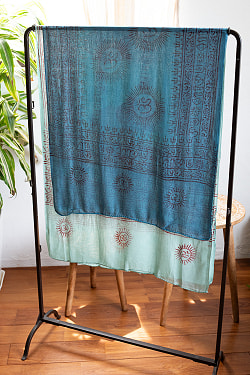 (65cm×170cm)インド ヒンドゥー教の薄ラムナミスカーフ - サブ3