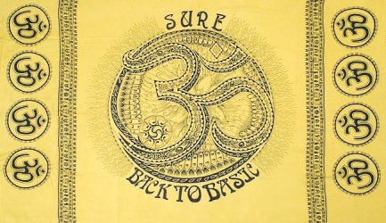 （205cm×100cm）ダイナミックオーンのラムナミ - イエローの商品写真