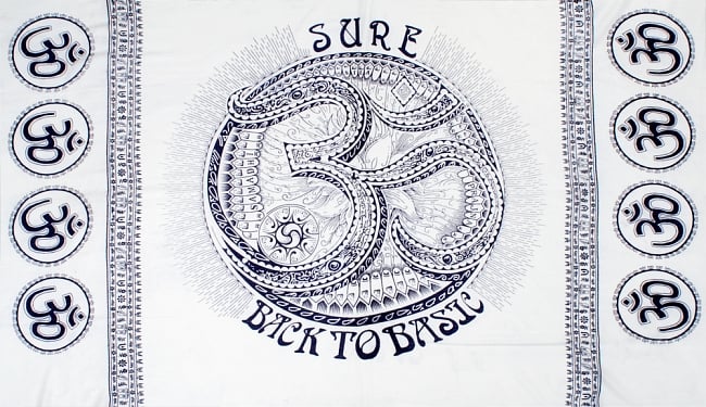 (205cm×100cm)ダイナミックオーンのラムナミ - ホワイトの写真