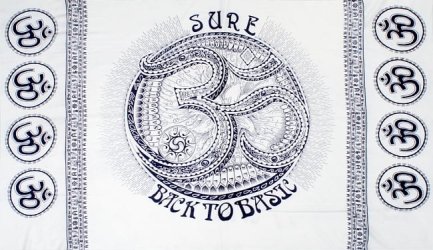 （205cm×100cm）ダイナミックオーンのラムナミ - ホワイトの商品写真