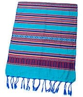 ベトナム ターイ族の伝統手織りスカーフ・デコレーション布の商品写真