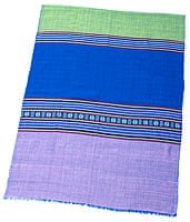 ベトナム ターイ族の伝統手織りスカーフ・デコレーション布(切りっぱなし)の商品写真