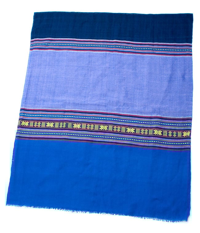 ベトナム ターイ族の伝統手織りスカーフ・デコレーション布(切りっ