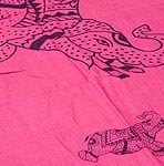 インドの大きなゾウさんルンギー - ピンクの商品写真