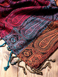 〔200cm×70cm〕インド更紗 伝統チンツ柄ストール - Mix - サブ2