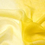 ガーゼ生地のグラデーション スカーフ【黄色】の商品写真