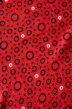 〔180cm*120cm〕インドの伝統柄 更紗模様プリント布 - サブ2