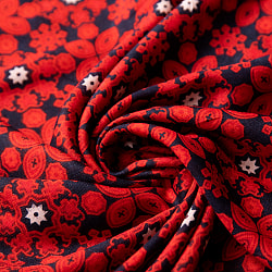 〔180cm*120cm〕インドの伝統柄 更紗模様プリント布 - サブ4