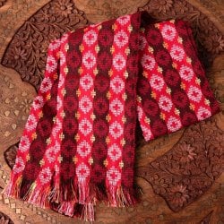 ネパールの祝福用 ダッカスカーフ カタ KHATA 約130cm(SCF-ARB-274)