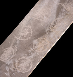 ネパールの祝福用 光沢スカーフ カタ KHATA 約140cm - サブ2