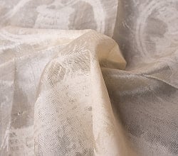 ネパールの祝福用 光沢スカーフ カタ KHATA 約140cm - サブ4