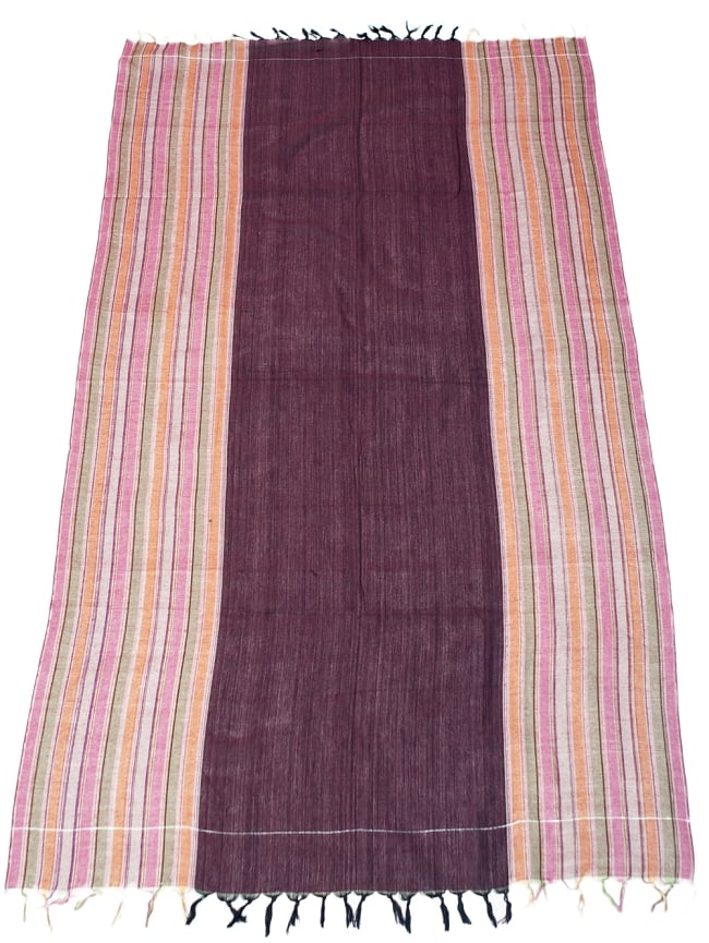 ボーダーストライプストール〔180cm×96cm〕 2 - 全体写真です