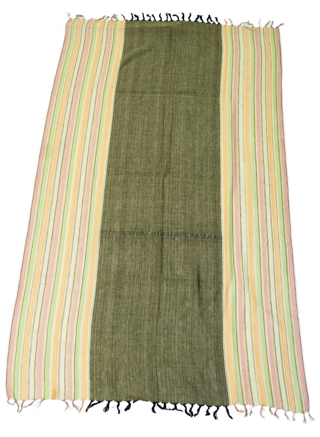 ボーダーストライプストール〔180cm×96cm〕 2 - 全体写真です