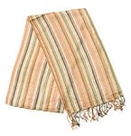 カラフルストライプスカーフ - 薄茶系の商品写真