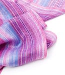 カラフルストライプスカーフ - 薄紫系の商品写真