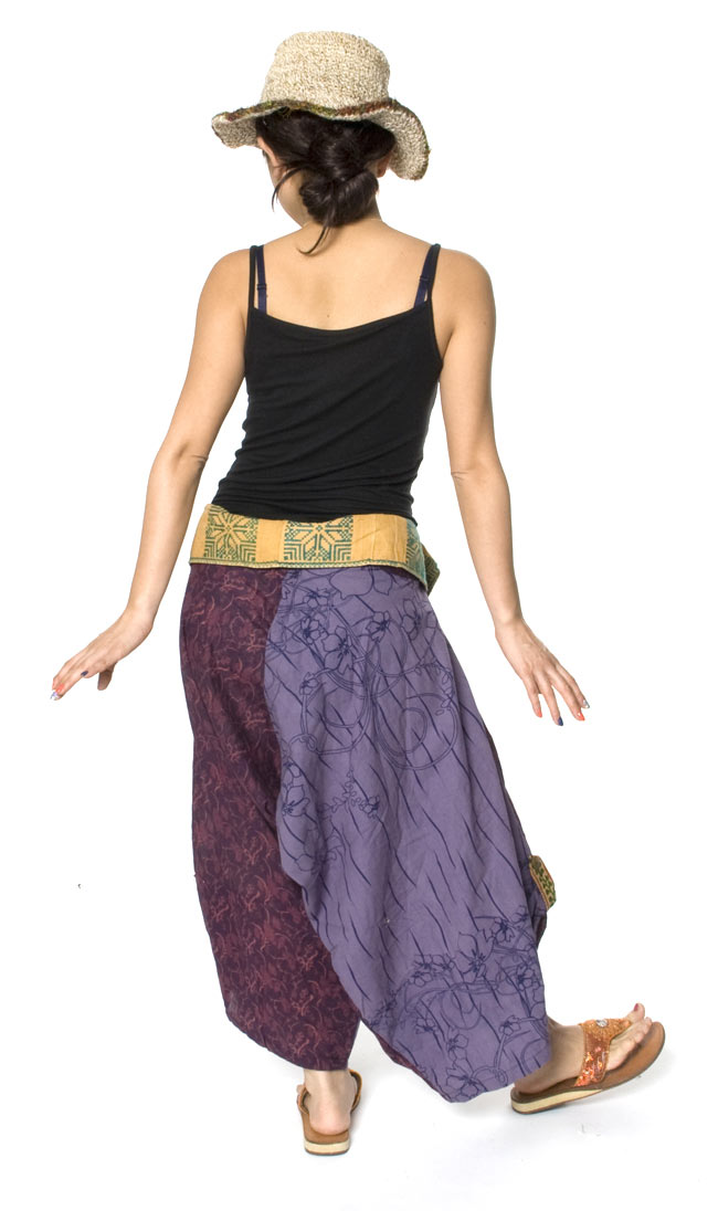 モン族のサルエル型タイパンツ 紫 の通販 - TIRAKITA.COM