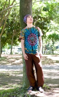 シンプル無地のリラックスパンツ - サブ2