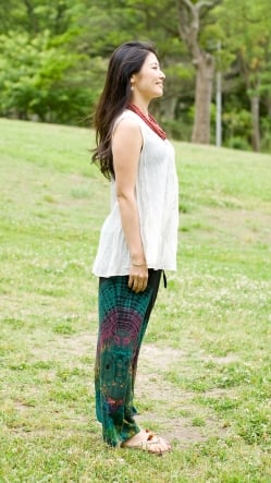 タイダイレーヨンリラックスパンツ　【ハーフタイダイ】 - サブ4