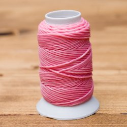 ワックスコード - 蝋引き紐 - 30g - ピンクの商品写真