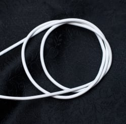 牛革紐 切り売り - 太さ:2mm〔白〕 - サブ2