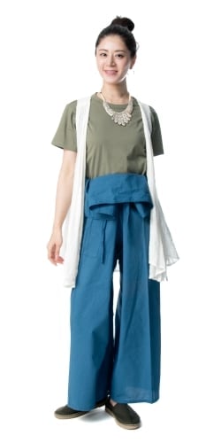 シンプルコットンタイパンツ - サブ3