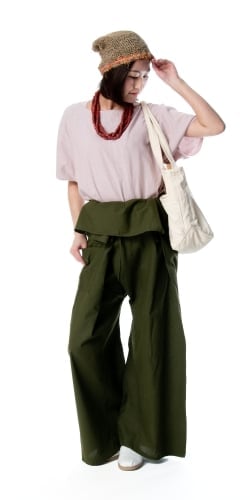 シンプルコットンタイパンツ - サブ4