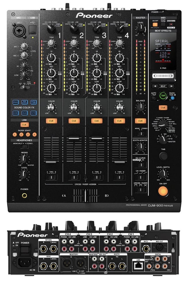 PIONEER DJM-900NXS[レンタル・片道送料込]の写真イベント,レンタル,DJ機材,DJ機器
