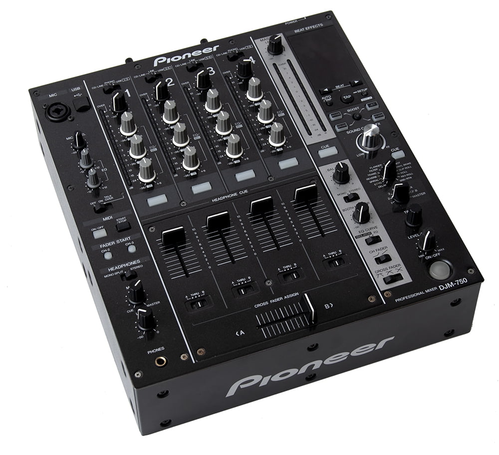 Pioneer DJ DJM750 4-Channel Digital DJ Mixer Black