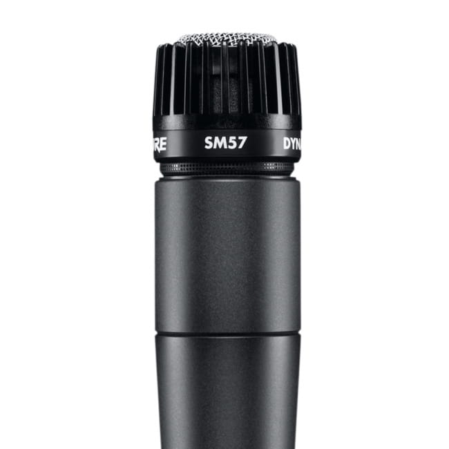 Shure SM57 楽器用マイク - PA用マイク[レンタル]の写真1枚目です。業界標準の楽器用マイク SM57です。マイク,Shure,イベント,レンタル,PA機材,PA機器