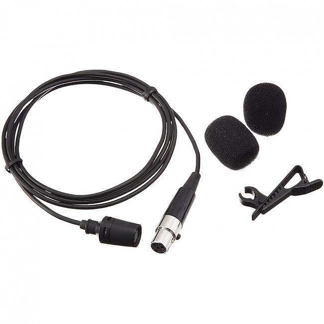 ワイヤレスマイク 完璧セット - Shure BLX288 / PG58 / CVL-B/C-TQG / WH20TQG / BLX1[レンタル] 7 - SHUREのCVL-B/C-TQG　ワイヤレス用ラベリアマイクが付属しています