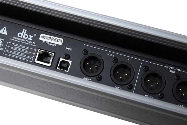 dbx DriveRack PA2 - デジタルPAプロセッサー[レンタル] 5 - 裏面です