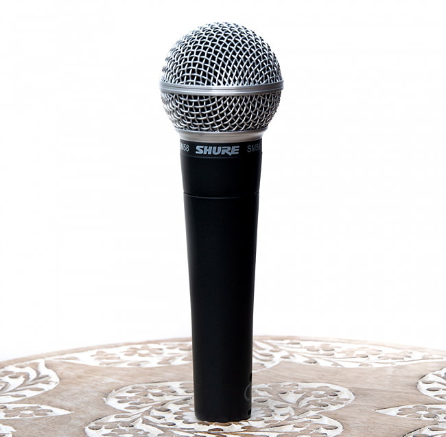 Shure SM58 - PA用マイク[レンタル]の写真1枚目です。業界標準のボーカル用マイク SM58です。マイク,Shure,イベント,レンタル,PA機材,PA機器