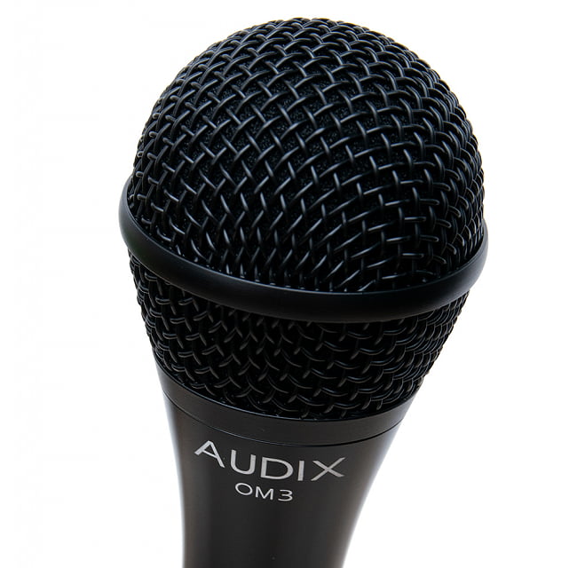 Audix OM3 - ボーカル用マイク[レンタル] 2 - Audix OM3を斜めから撮影しました