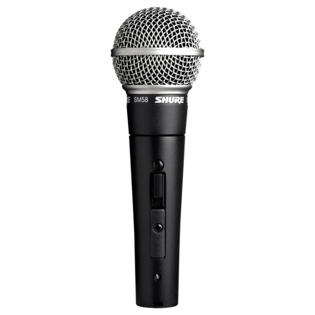 Shure SM58 SE ボーカル用マイク スイッチ付き- PA用マイク[レンタル] 5 - スイッチ付きです。