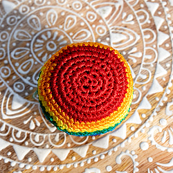 【3個SET】ジャグリングボウル - レインボー - サブ4