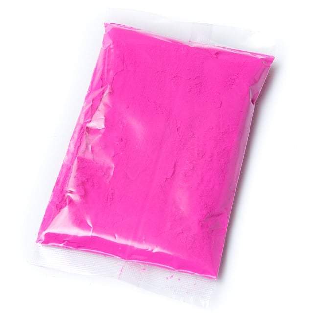 ホーリーの色粉 100gパック - ピンク 2 - 全体写真です