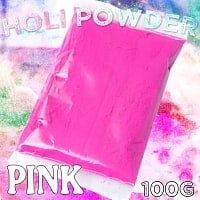 ホーリーの色粉 100gパック - ピンクの商品写真