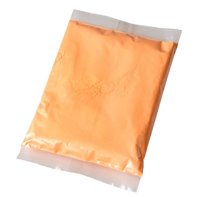 ホーリーの色粉 100gパック - オレンジ 2 - この様なパックでお届けします