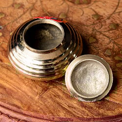 真鍮製 クムクムパウダーケース 小物入れ 5.5cm - サブ4