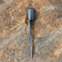 【3個SET】お買い得！　インドのアイアン キャンドル スタンドロング シンプル - サブ4