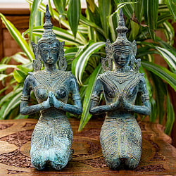 ラーマとシータ インドネシアの神様像 - 32cm
