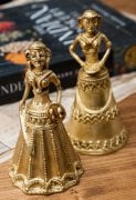 インド少数民族のハンドベル 男女セット