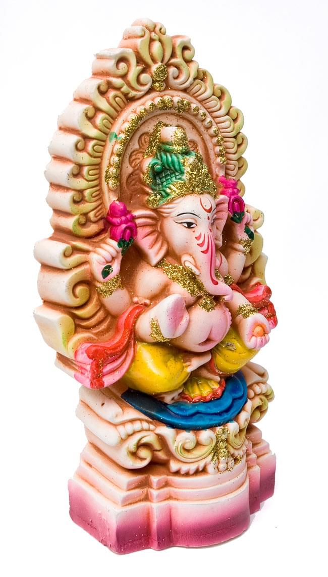 ピンクのガネーシャ像 約30cm① アジアの聖地から】巨大なピンクの