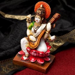 カラフルサラスヴァティ像[18.3cm] の通販 - TIRAKITA.COM