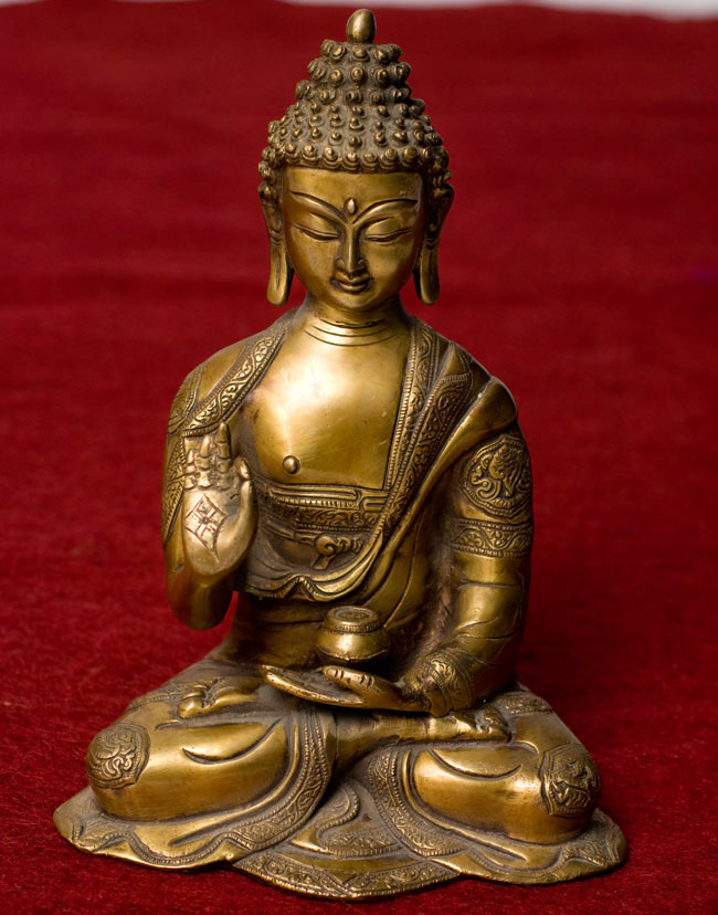 ◆薬師如来（メディスンブッダ）像◆仏教 チベット-AM ◇薬師如来（メディスンブッダ）像◇仏教 チベット-AM