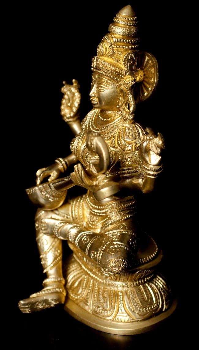 ブラス製 サラスヴァティ像〔20cm〕 の通販[送料無料] - TIRAKITA.COM