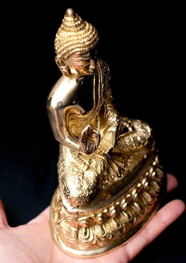 金色に輝くヒストリーブッダ像【高さ：約18cm】 の通販[送料無料