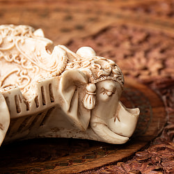 ホワイト・エレファント灰皿[13cm] - サブ4